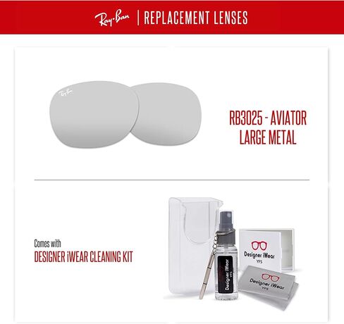 NEW RB2132 New Wayfarer Replacement Lenses For Men For Women+ BUNDLE with Designer iWear Care Kit in Saudi Arabia
