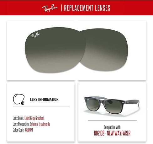 NEW RB2132 New Wayfarer Replacement Lenses For Men For Women+ BUNDLE with Designer iWear Care Kit in Saudi Arabia