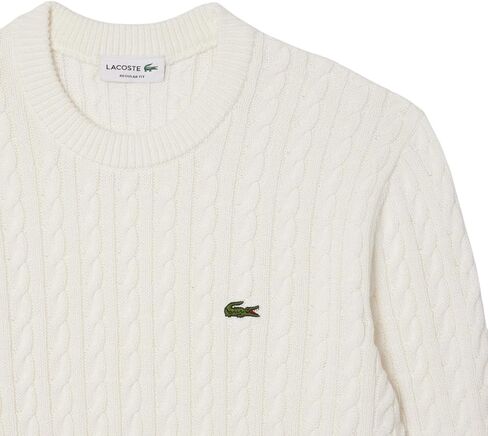 Lacoste Men's Cable Knit Cotton Sweater in Saudi Arabia