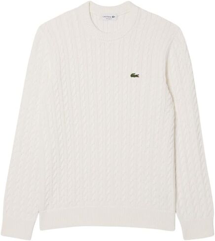 Lacoste Men's Cable Knit Cotton Sweater in Saudi Arabia