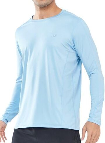 NORTHYARD Men's Sun Protection UPF 50+ Shirts UV Rash Guard Long Sleeve Swim Fishing Running Shirt Workout Athletic Hiking in Saudi Arabia