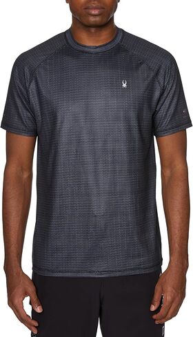 Spyder Men's Short Sleeve Rashguard – UPF+, Quick-Dry, Swim Shirt, Surfing, Hiking, Workout in Saudi Arabia