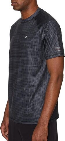 Spyder Men's Short Sleeve Rashguard – UPF+, Quick-Dry, Swim Shirt, Surfing, Hiking, Workout in Saudi Arabia