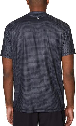 Spyder Men's Short Sleeve Rashguard – UPF+, Quick-Dry, Swim Shirt, Surfing, Hiking, Workout in Saudi Arabia