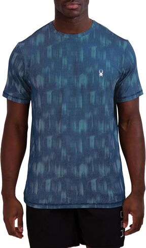 Spyder Men's Short Sleeve Rashguard – UPF+, Quick-Dry, Swim Shirt, Surfing, Hiking, Workout in Saudi Arabia