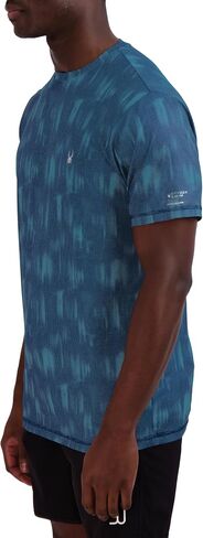 Spyder Men's Short Sleeve Rashguard – UPF+, Quick-Dry, Swim Shirt, Surfing, Hiking, Workout in Saudi Arabia