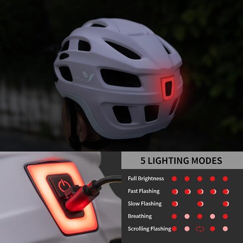 خوذة الدراجة مع LED للبالغين خوذة دراجة خفيفة الوزن مع خوذة جبلية خفيفة الوزن قابلة للشحن USB للنساء خوذات الدراجة MIPS للرجال خوذة ركوب الدراجات الترفيهية على الطرق in Kuwait