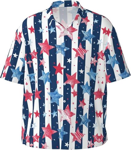 Mens Short Sleeve Button Up Shirts, Casual Party Shirts Stylish Beach Shirt Gifts for Men in Saudi Arabia