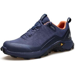 HUMTTO Men's All-Terrain Waterproof Hiking Shoes Lightweight Breathable Trekking Anti Slip Outdoor Trails Shoes