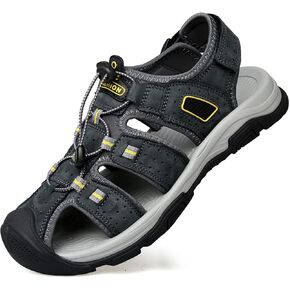 Mens Sandals Athletic Hiking Sandals Closed Toe Anti Slip Outdoor Waterproof Walking Water Shoes