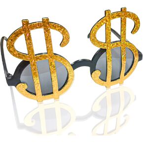 جماجم مقببة وشارك القواد النظارات الشمسية | نظارات علامة الدولار | ملحق الأزياء القواد | نظارات الأزياء العصابات | الذهب/الأسود