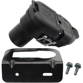 Rear Bumper Trailer Hitch Plug Connector 7-Way compatible with Dodge Durango 2011-2022/Ram 1500 2500 3500 2010-2022,for Jeep Grand Cherokee 2011-2022,Replace for 56055632AC, 56055632AB, 56055632AA