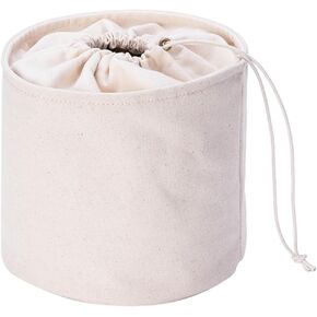 Tall Purse Organizer Insert Womens Canvas Round Handbag Organizer Storage,Handbag Purse Organizer Round Cosmetic Pouch Bag Bucket Makeup Bag