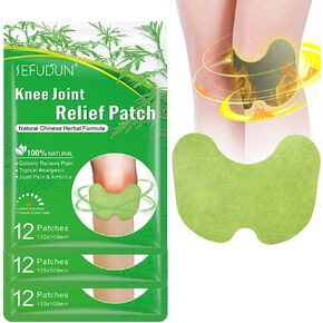 بقع الركبة الطبيعية Flexiknee ، 36pcs بقع راحة الركبة ، والطويلة الطويلة من بقع العضلات والمفاصل (3)