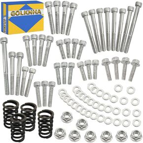 84 PCS Clutch Spring & Engine Bolt Kit Compatible with Honda CR80R CR80RB 1985-2002 CR85R CR85RB 2003-2007 (304 Stainless Steel)