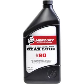 Mercury Marine New OEM SAE 90 HP GEAR LUBE 32 OZ ، 92-858064K01 ، 92-8M0222063