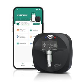 CDWTPS BT10 APP tpms scan Tool +4pcs Universal Tire Pressure Monitoring System Sensor fit for 98% Cars