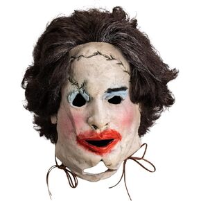 خدعة أو علاج استوديوهات تكساس مذبحة منشار 1974 Leatherface Pretty Woman Mask Multicolor