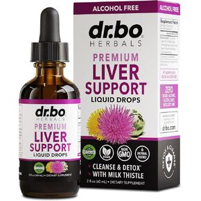 Liver Cleanse Detox & Repair Organic - Natural Liver Support Supplement Liquid Drops, Milk Thistle Dandelion, Chanca Piedra Extract, Artichoke - Gallbladder Health Formula Supplements Liquid Drops 2oz