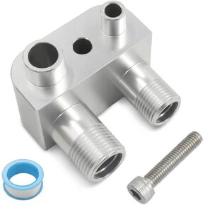 Billet Aluminium Conversion A/C Line Line Line Prescedor Adapter Modting for GM Gen V L86 L82 L83 Swap