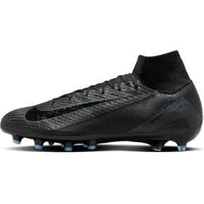 Nike Mercurial Superfly 10 Elite AG-Pro High-Top Soccer Cleats (FQ8339-002, Black/Deep Jungle/Black)