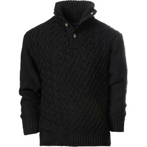 Gioberti Kids and Boys Mock Neck Pullover Knitted Sweater