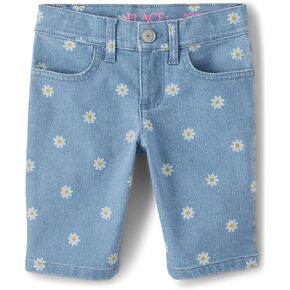 The Children's Place Girls' Denim Skimmer Shorts