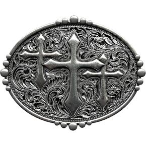Religious Cross Western Belt Buckles for Men Cowboy Belt Buckle Cowgirl Faith Belt Buckles