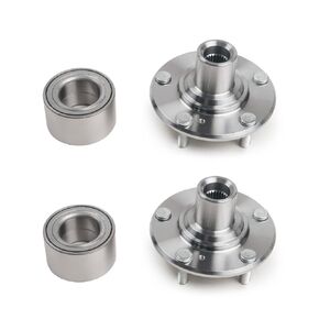 2 Front Wheel Hub Bearing Assembly متوافق مع Honda Civic DX ex LX HF Hybrid 2012 2013 2014 2015 1.5L 1.8L L4 لن يتناسب 2.4L SI أو EX-L طراز 44600-TR0-A00 44600TR0A00 NT510089