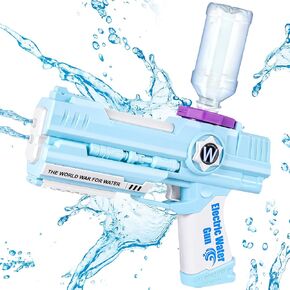 Electric Water Guns, Dual Nozzles Automatic Squirt Guns Up to 28Ft Powerful Water Blaster for Pool Beach Party and Outdoor Water Fighting Summer Toys for Kids Age 4-15