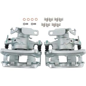 labwork 2Pcs Brake Caliper with Bracket Rear Left Replacement for Ford Transit 150 250 350 2015-2019