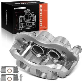 A-Premium Disc Brake Caliper Assembly with Bracket Compatible with Select Ram Models - ProMaster 1500 2500 3500, 2014 2015 2016 2017 2018 2019 2020 2021 - Front Right Passenger Side