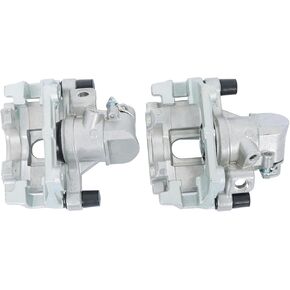 GXYWADY 2Pcs Rear Left and Right Disc Brake Caliper with Bracket Replacement for Model 3 C30 C70 S40 V50 2004-2011