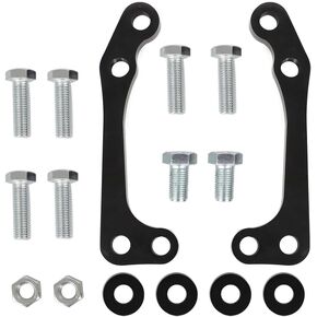 AUTOVIC for Brembo Caliper Adapter Brackets for Mitsubishi Eclipse GSX GST 1990-1999 – for EVO 4-8 Big Brake Kit Conversion – CNC Aluminum