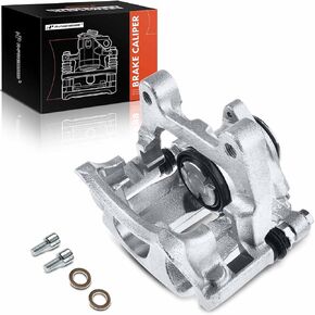 A-Premium Disc Brake Caliper Assembly with Bracket Compatible with Select Volkswagen Models - For Tiguan 2009-2010 L4 2.0L - Rear Right Passenger Side