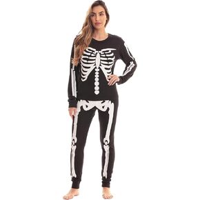 Just Love Womens and Girls Halloween Thermal Underwear Pajamas Set