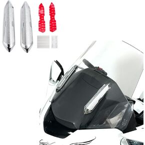 Panical Chrome Windshield Strut Covers Decorate Decorative Accessories Protection Trim Motorcycle for Honda Goldwing Gold Wing GL1800 F6B 2018-2024 ABS