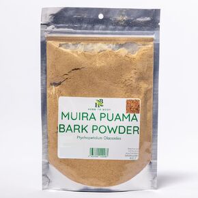 Muira Puama Bark Powder | ptychopetalum olacoides | Wildcrafted | 4 أوقيات