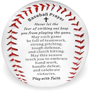 Fleure Esme First Communion Gifts for Boys Girls Baseball Gifts for Boys 12-14 Godson Goddaughter Christian Baptism Baseball Confirmation Religious Gift for Men Birthday Valentines