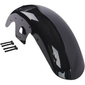 Mudguard للدراجة النارية ، Fender Frender Frender Apex مقاس 19 "Wheels Wrap Front Mudguard Fit لـ Harley Touring Road Glide Electra Glide Glide Road King 2014-2023 (Black）