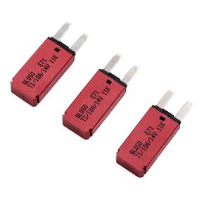E39 Manual Resettable ATC/ATO Blade Fuse - Low-Profile 5A 10A 15A 20A 25A 30A, 12V-32V DC for Marine/RV/Car (6 PCS Mixed)
