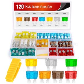 NILIGHT 306 PCS CAR VUSES AUTOMOTIVE KITTREMNTMENT Standard MINI LOW PLINE MINI Blade 2A 5A 7A 10A 15A 20A 25A 30A 35A مع استبدال اختبار دائرة البولر للسيارات RVS