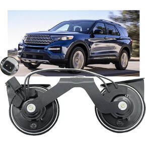 Two Channel Horn Assembly With Bracket Waterproof Compatible with Ford Explorer 2016-2019 12V Replace OE GB5Z-13832-A