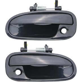 Exterior Door Handle w/Keyhole Compatible with Honda Civic 1996-2000 Replaces 72180S00004 72140S00004 Front Left Right Side Outside Door Handle