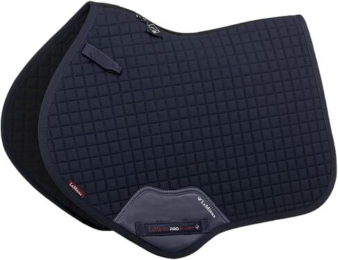 LeMieux Dressage Cotton Square Saddle Pad - English Saddle Pads for Horses - Equestrian Riding Equipment and Accessories (White - Large) in Saudi Arabia