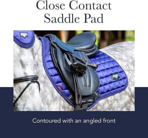 LeMieux Dressage Cotton Square Saddle Pad - English Saddle Pads for Horses - Equestrian Riding Equipment and Accessories (White - Large) in Saudi Arabia