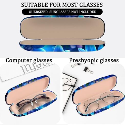 Durable Eyeglasses Case with an Integrated Cleaning Cloth,2 Pack Eyeglass Case for Women Men Eyeglasses Cases in Saudi Arabia