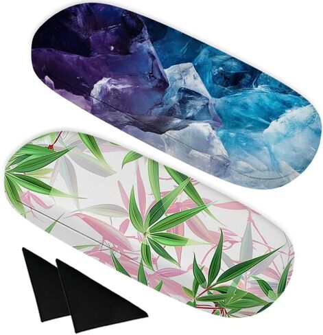 Durable Eyeglasses Case with an Integrated Cleaning Cloth,2 Pack Eyeglass Case for Women Men Eyeglasses Cases in Saudi Arabia