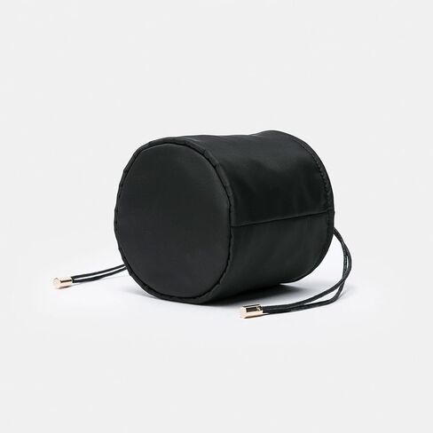 Tall Purse Organizer Insert Womens Canvas Round Handbag Organizer Storage,Handbag Purse Organizer Round Cosmetic Pouch Bag Bucket Makeup Bag in Saudi Arabia