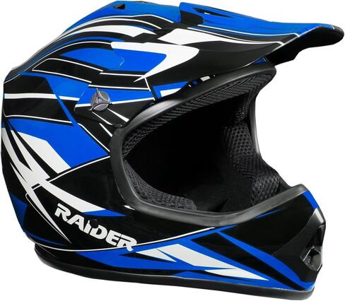 Raider 2131014 GX3 Unisex-Child MX Off-Road Helmet (Red, Youth Medium) in Kuwait